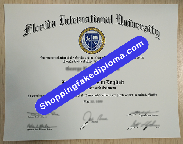 FIU Florida International University Degree1 
