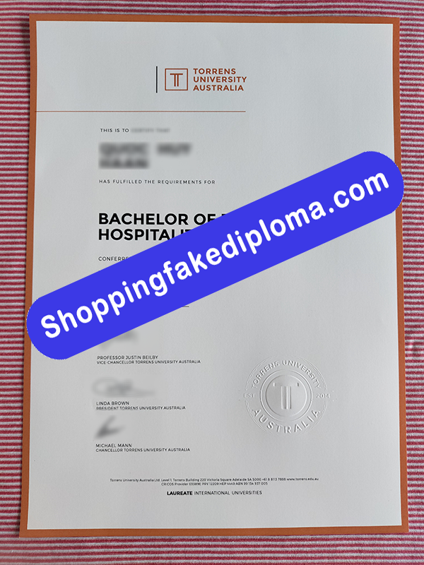 Torrens University Australia Diploma, Buy Fake Torrens University Australia Diploma