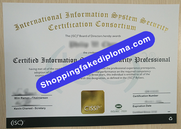 Fake CISSP Certificate: Empowering Professionals in the Field of