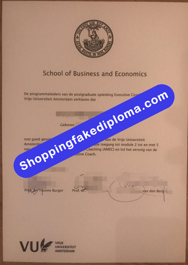 VUA Degree, Buy Fake VUA Degree