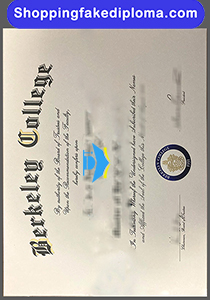 fake Berkeley College degree, fake diploma