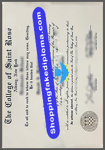 fake College of Saint Rose degree, buy fake diploma