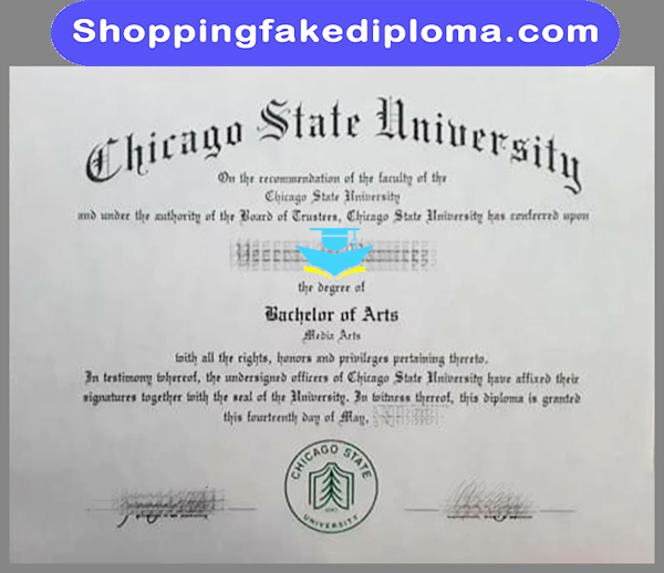 Chicago State University fake degree, Chicago State University degree