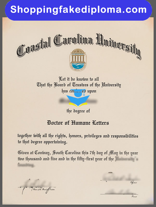 Coastal Carolina University fake degree, buy Coastal Carolina University fake degree