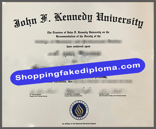 John F. Kennedy University fake diploma, buy John F. Kennedy University fake diploma