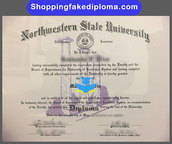 Northwestern State University fake degree, buy fake Northwestern State University degree