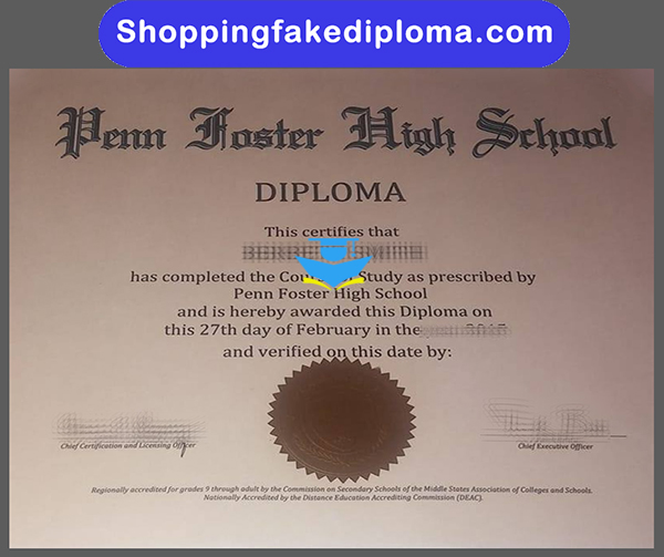 The Fake Penn Foster High School Diploma Buy fake DiplomaBuy Degree