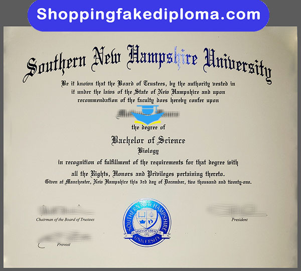 Southern New Hampshire University fake degree, buy US degree online