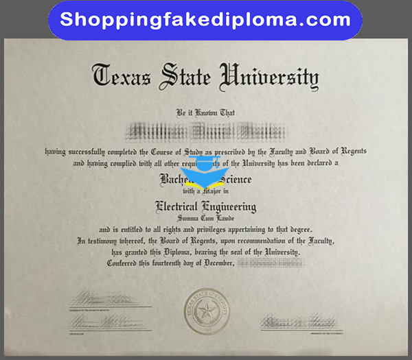 Texas State University fake degree, buy Texas State University fake degree