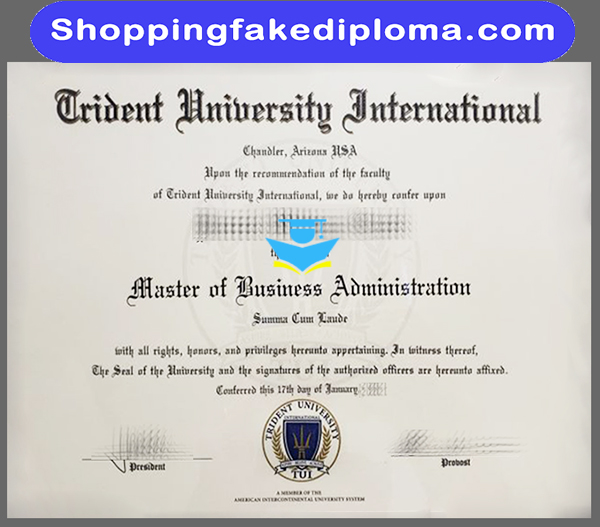 Trident University International fake degree