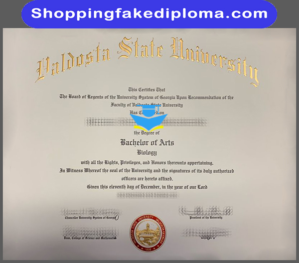 Valdosta State University fake degree, buy Valdosta State University fake degree