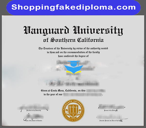 fake Vanguard University degree