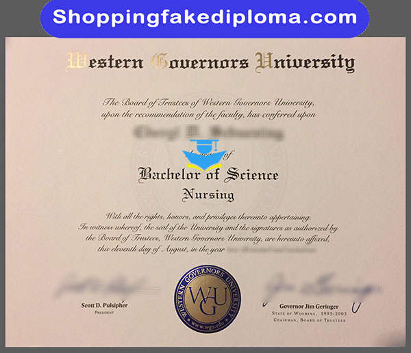 Western Governors University fake diploma, buy Western Governors University fake diploma