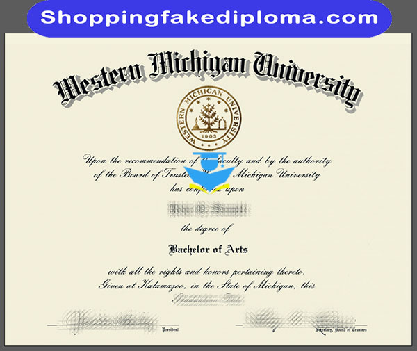 Western Michigan University fake degree, buy fake degree certificate