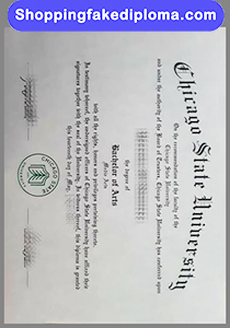 fake Chicago State University degree