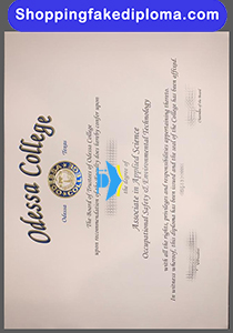 Odessa College degree, fake Odessa College degree