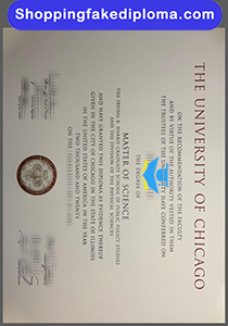 fake University of Chicago diploma